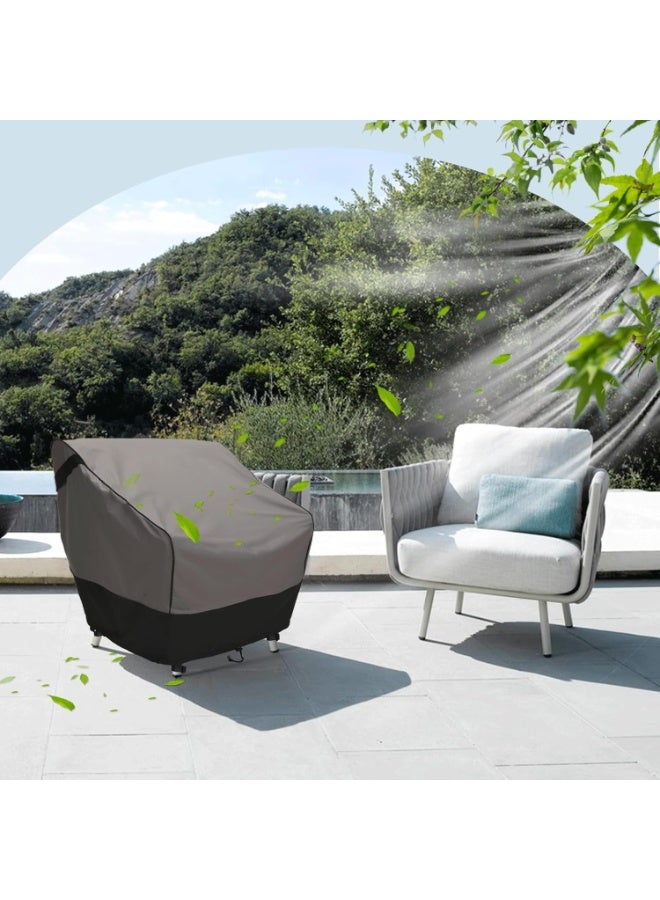 Patio Furniture Covers Waterproof, Heavy Duty Lawn Chair Covers 2 packs, Fits up to 33 W x 34 D x 31 H Inches - Image 3